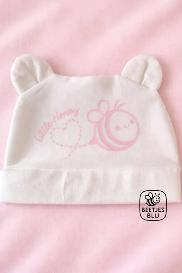 Baby mutsje met berenoortjes
