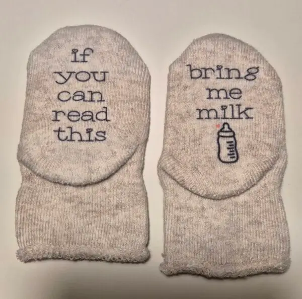 Babysokjes "Milk"