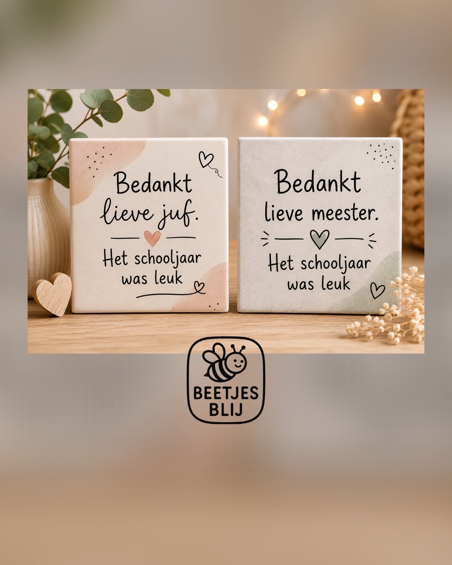Tegeltje juf/meester